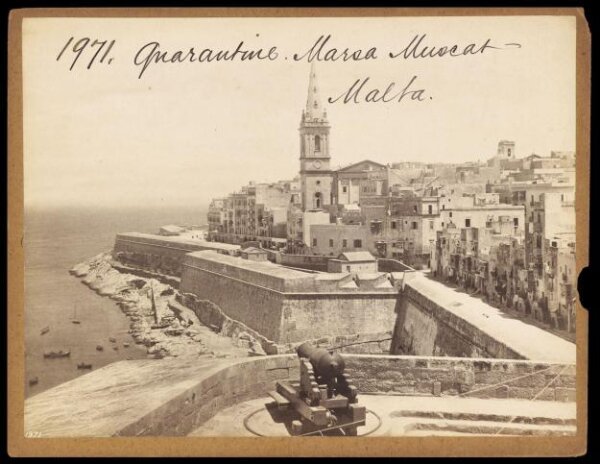 Francis Frith, Quarantine.  Marsa Muscat - Malta