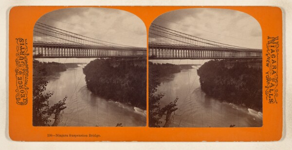 George E. Curtis, Niagara Suspension Bridge. [Niagara Falls, New York]