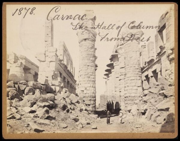 Francis Frith, Carnac.  The Hall of Columns.  From West