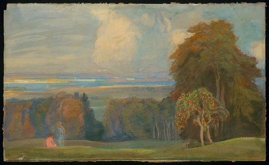 Eduard Knoblauch, Landschaftsmalerei: Ansicht