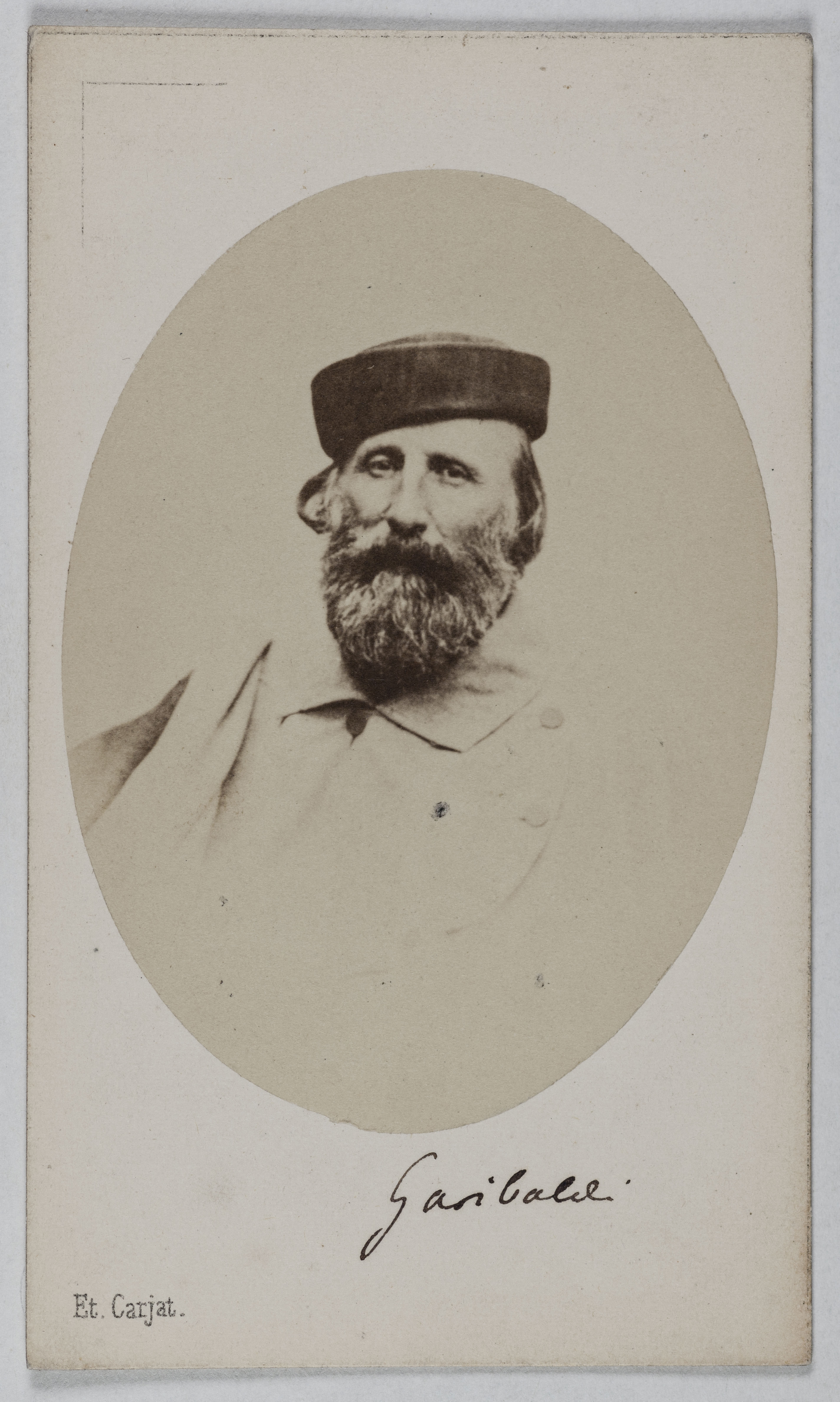Carjat & Cie, Portrait de Giuseppe Garibaldi (1807-1882), (Général italien)