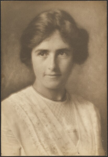 Louis Fleckenstein, [Portrait of a Woman with Bead Necklace]