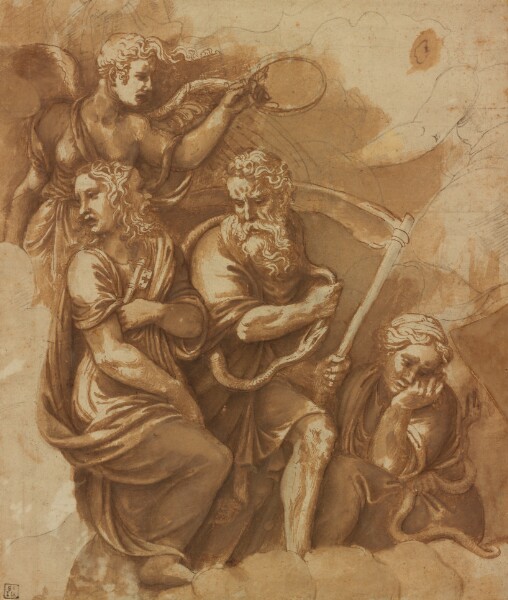 Giulio Romano, Victory, Janus, Chronos and Gaea