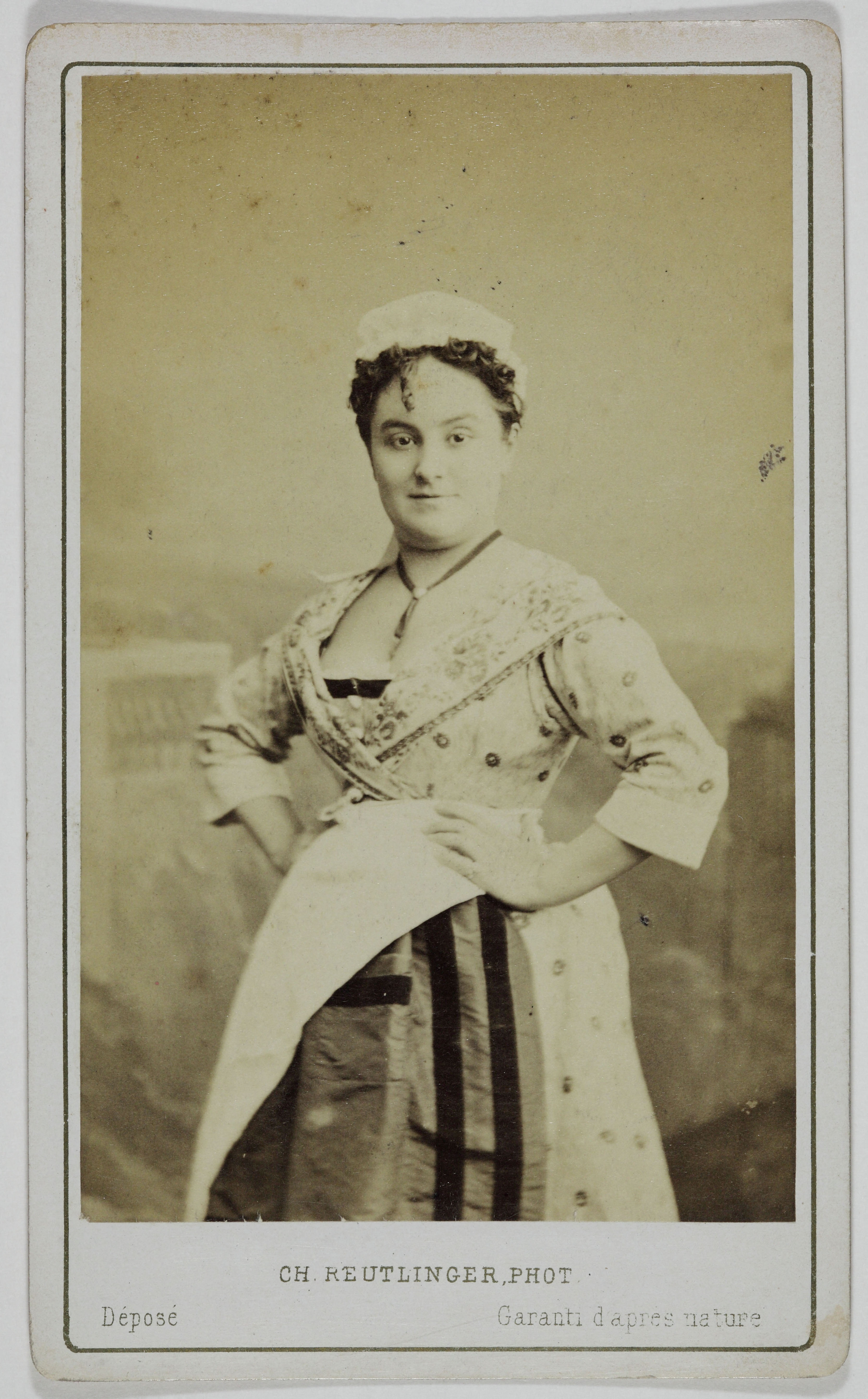 Charles Reutlinger, Portrait de Jeanne d'Albert, (actrice)