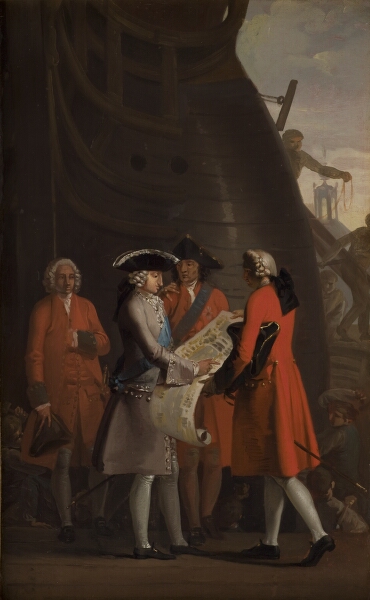 Nicolai Abildgaard, Dokken anlægges under Christian VI