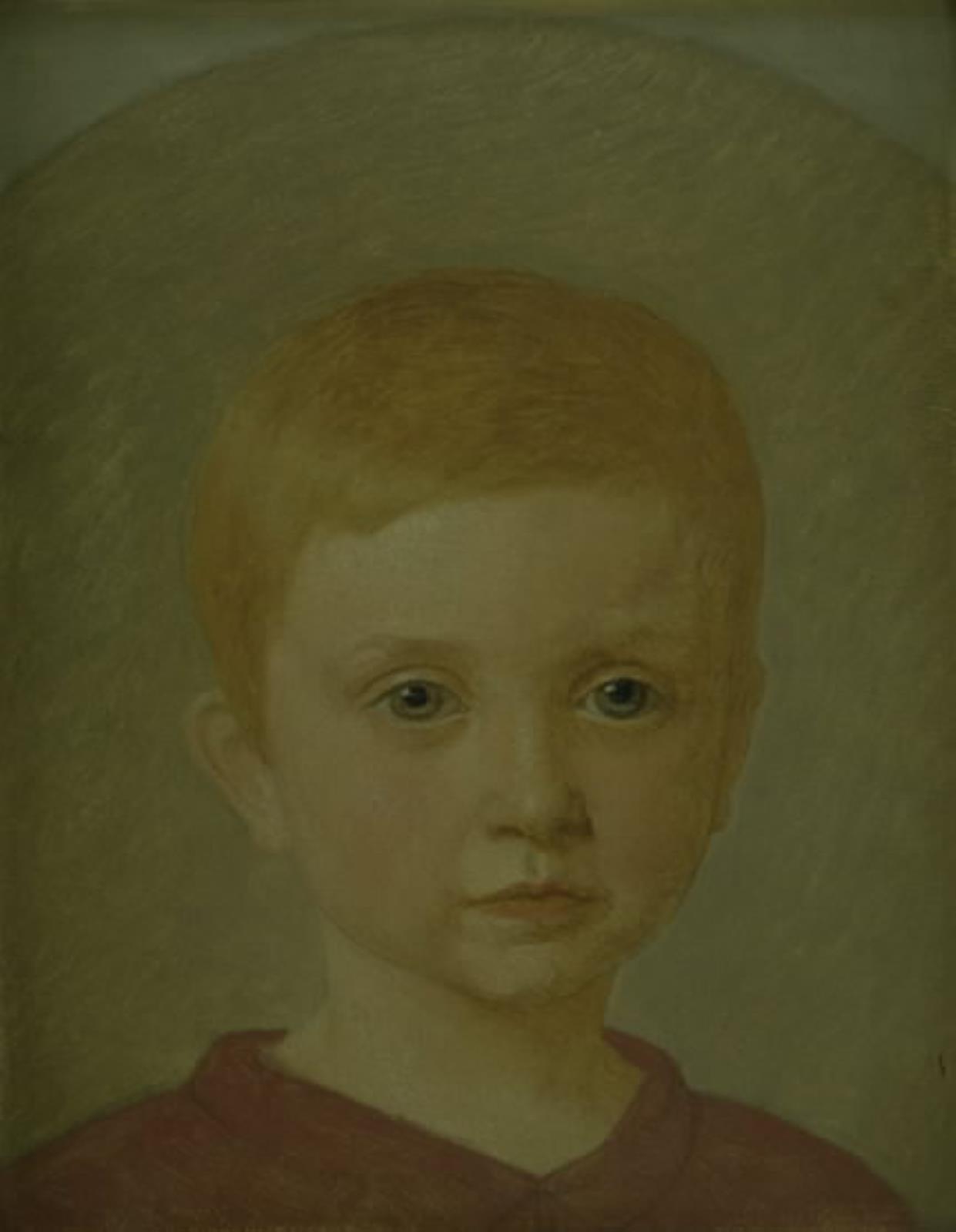Christen Købke, Kunstnerens søn Peter som barn