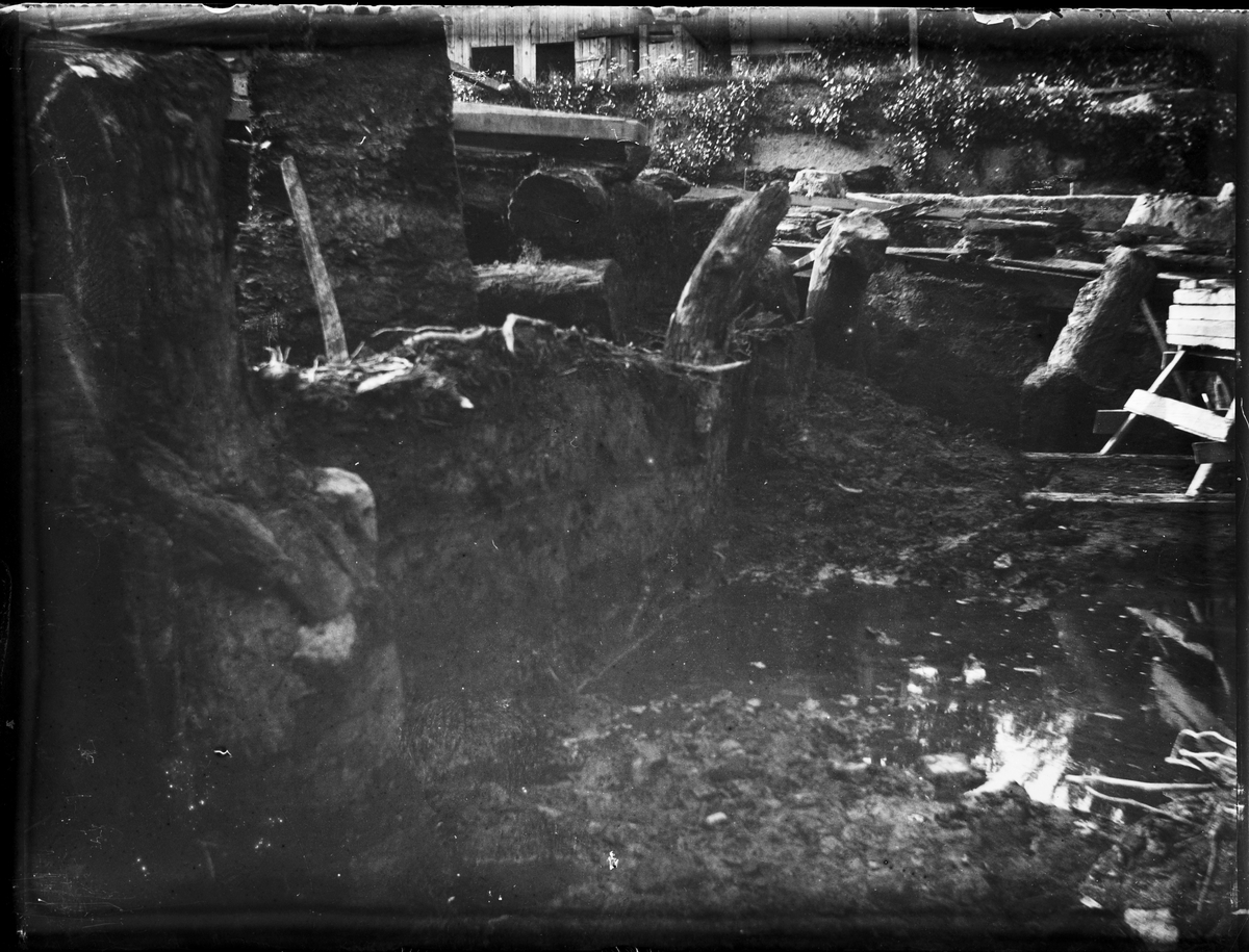Okänd,, Archaeological excavation, Studentholmen, Uppsala 1907