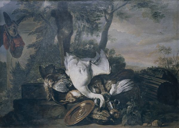 Adriaen van Utrecht, Still Life with Dead Swan
