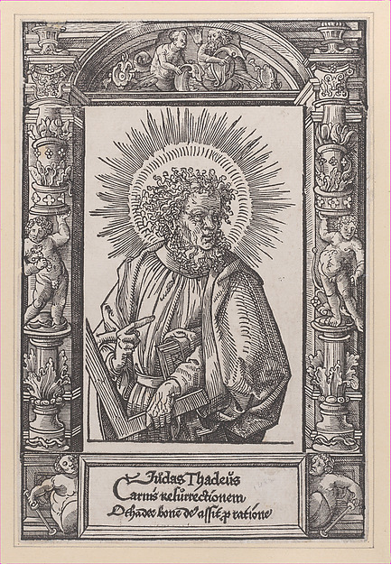 Jacob Cornelisz van Oostsanen, Judas Thaddaeus, from Christ and the Apostles