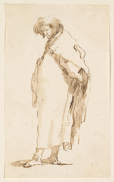 Giovanni Battista Tiepolo, Standing Man, Turned to the Left