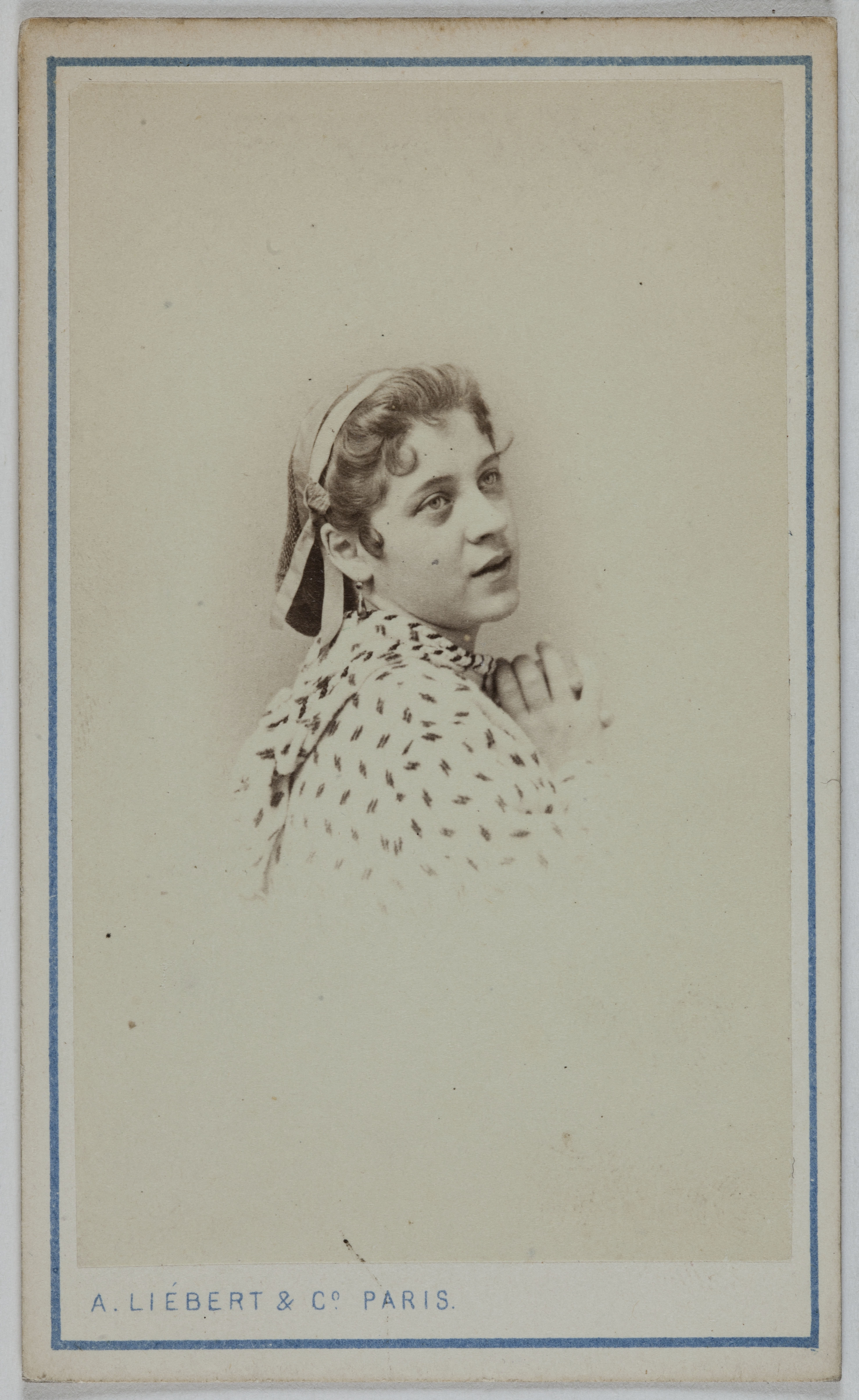 Alphonse Liébert, Portrait de Juliette Maria Joséphine Baratand (actrice)