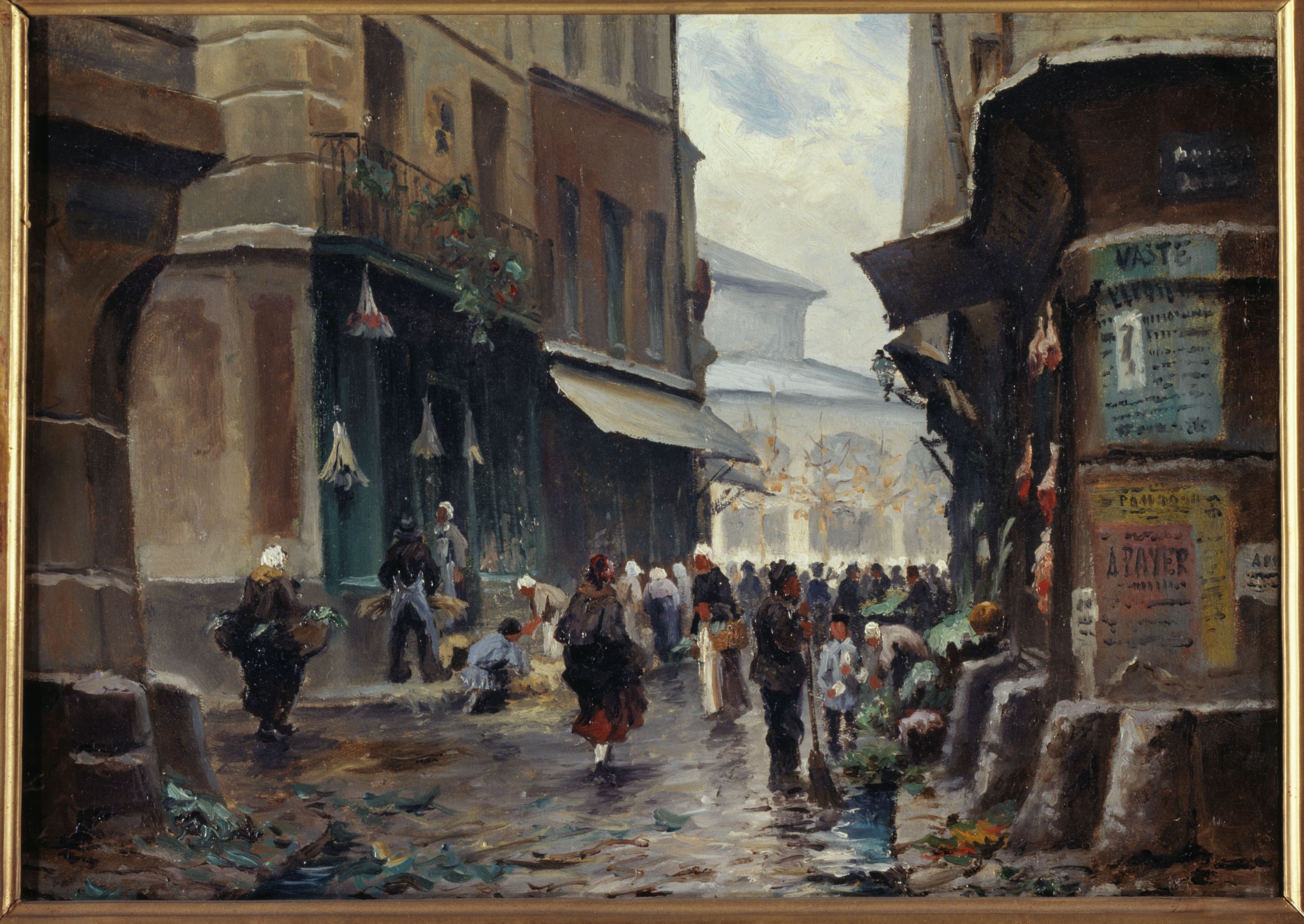 Anonyme, La rue Pirouette, vers 1880, actuel 1er arrondissement