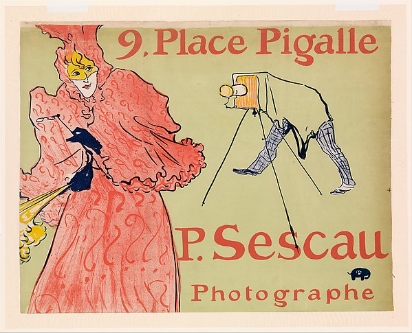 Henri de Toulouse-Lautrec, The Photographer Sescau (Le Photographe Sescau)