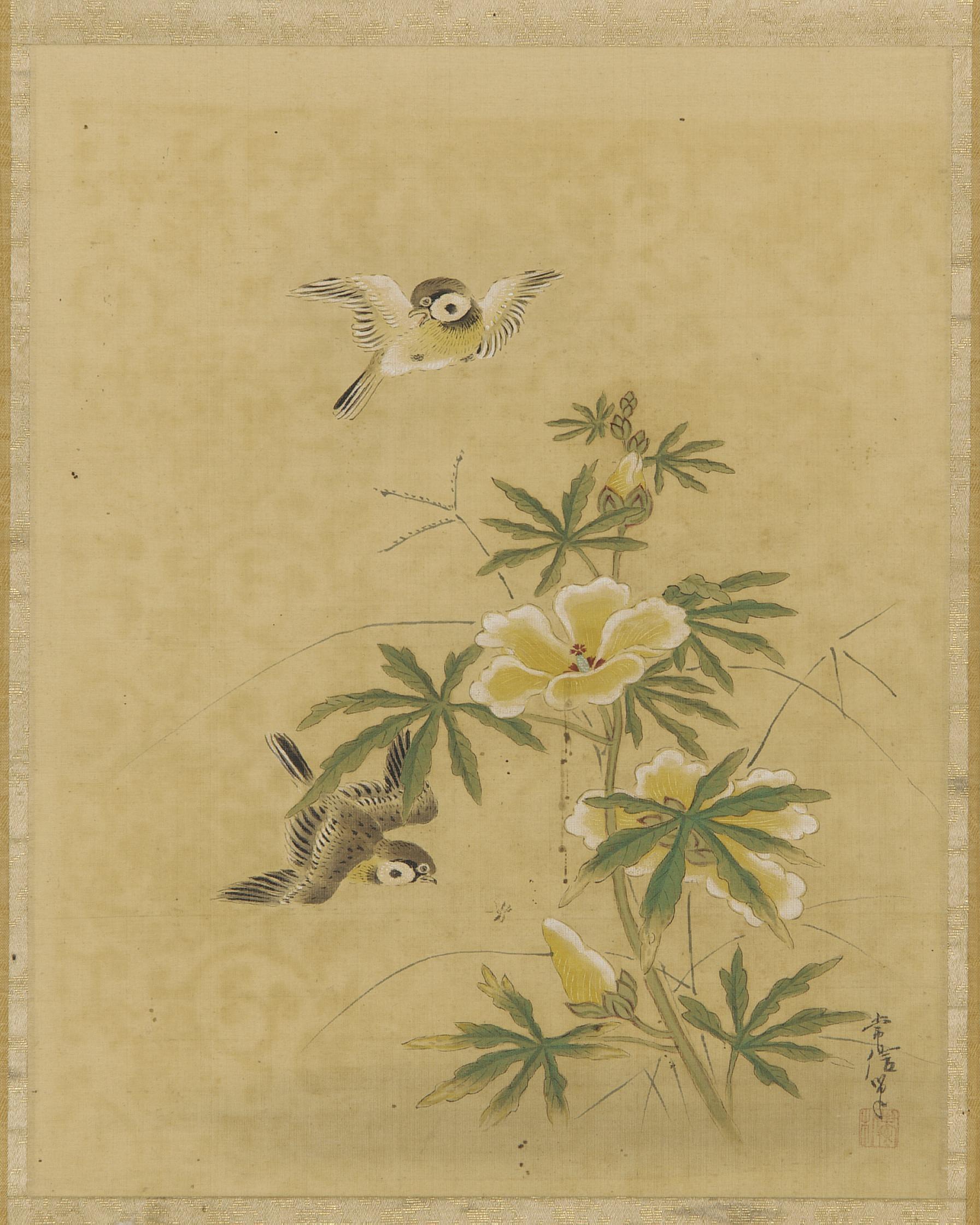 Kano Tsunenobu, Birds and flowers