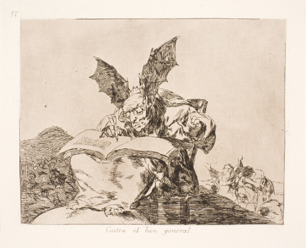 Francisco de Goya, Mod Almenvellet (71)