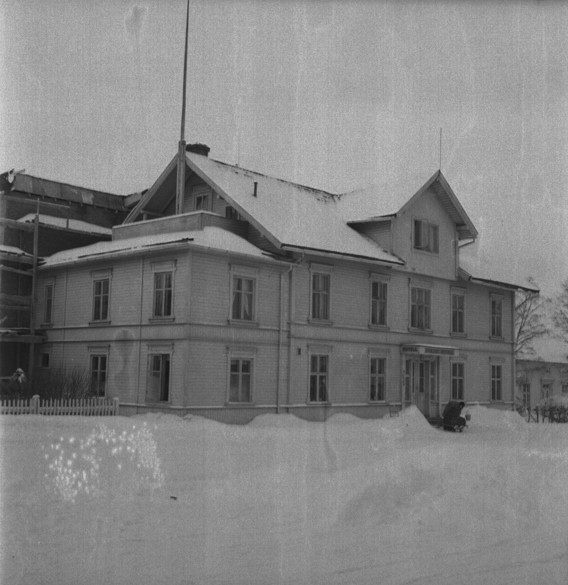 Per Magne Grue, Tynset, Tynset hotell, Barnevogn, Hund