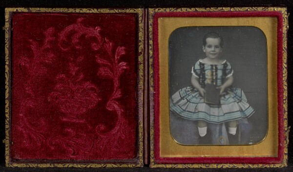 Unknown, [Portrait of a Seated Little Girl]