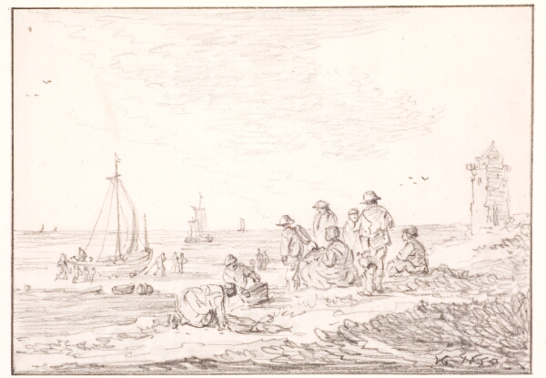 Jan Josefsz van Goyen, Mennesker på stranden