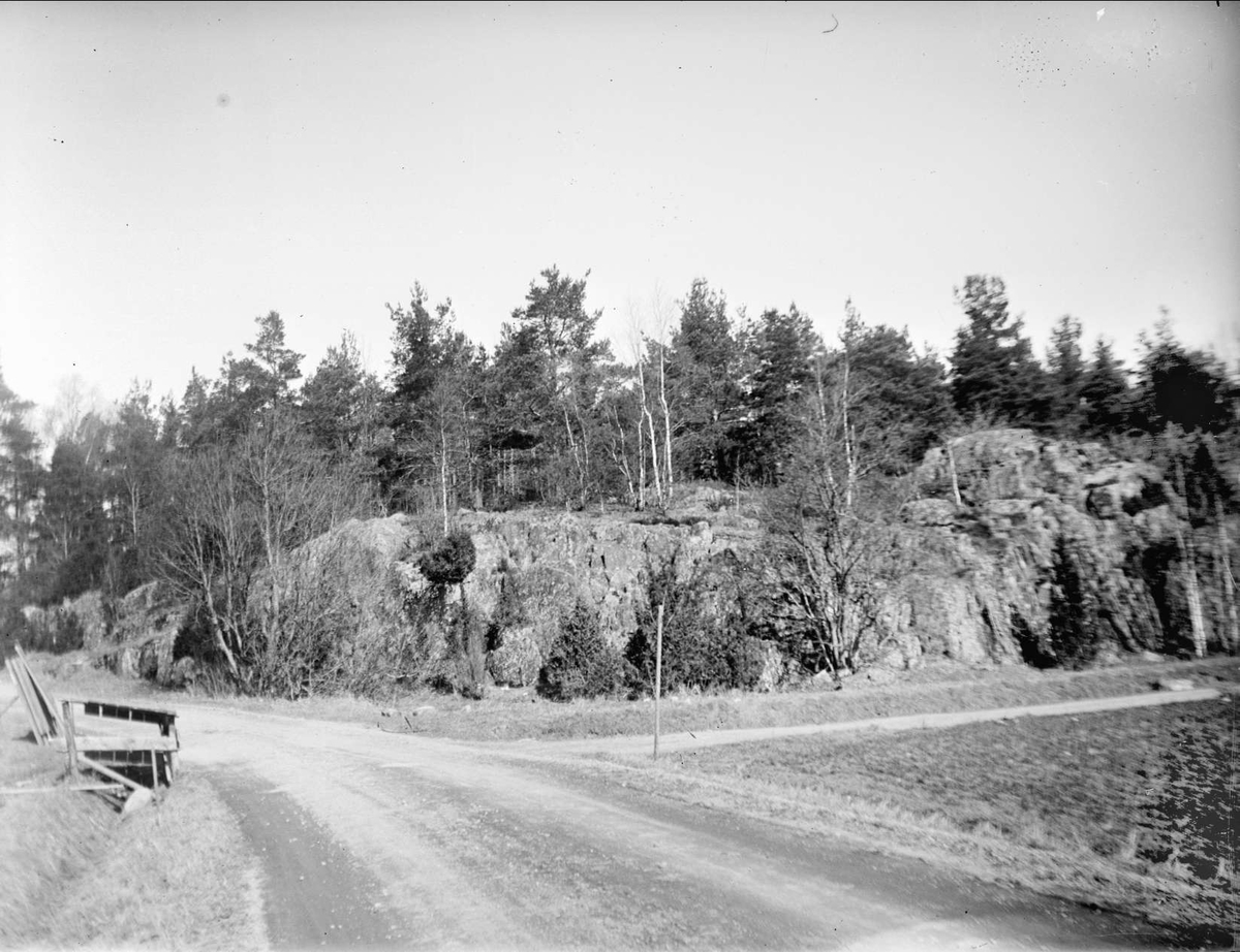 August Fredrik Schagerström, Berghäll vid Kättinge, Börje socken, Uppland april 1934