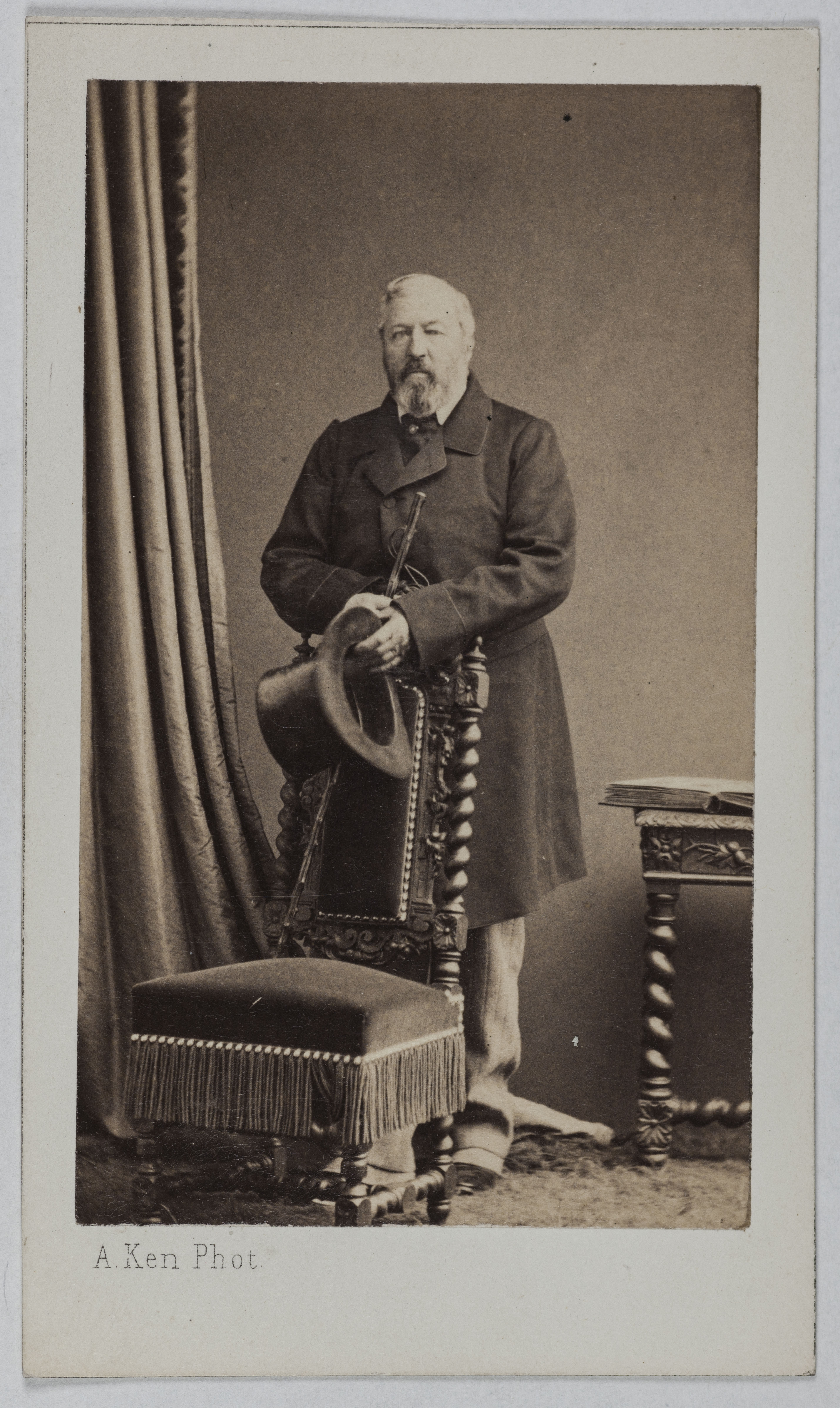 Alexandre Ken, Portrait de Louis Auguste Théodore, marquis de Foudras (1800-1872), (romancier)