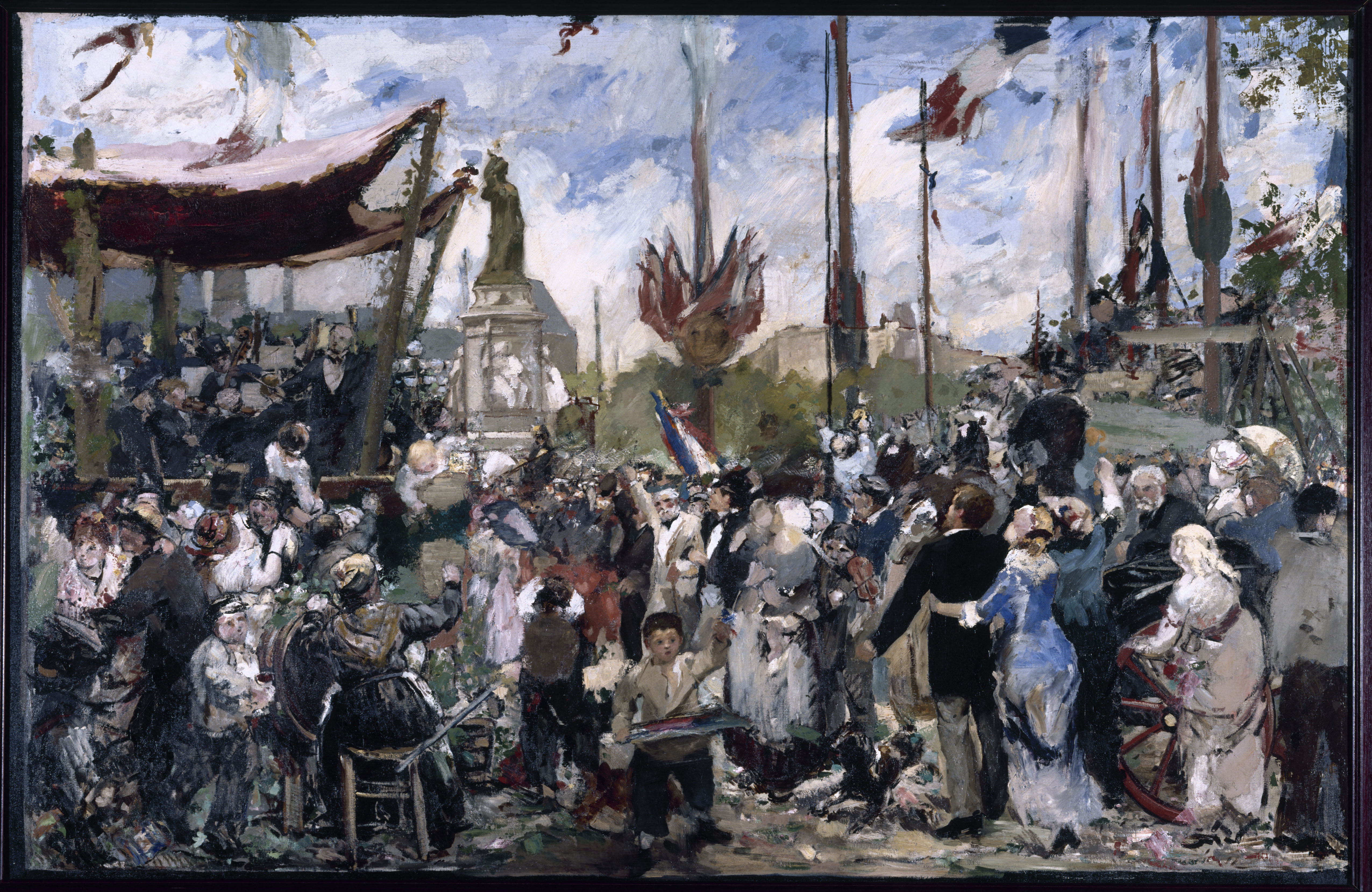 Alfred Philippe Roll, 14 juillet 1880, inauguration du monument à la République