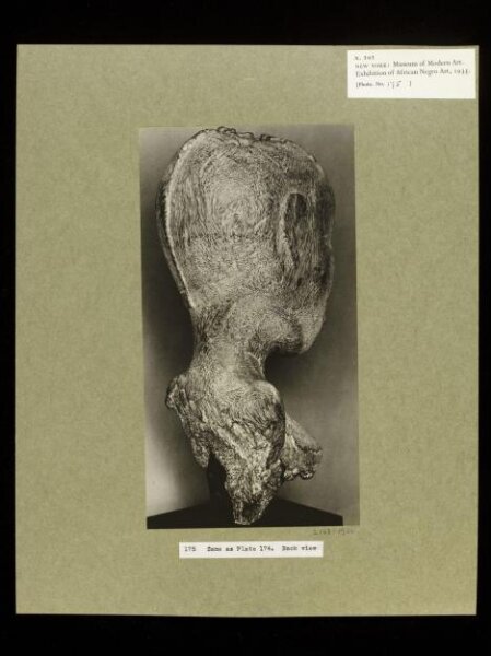 Walker Evans, Bust of Young Woman.  Yoruba