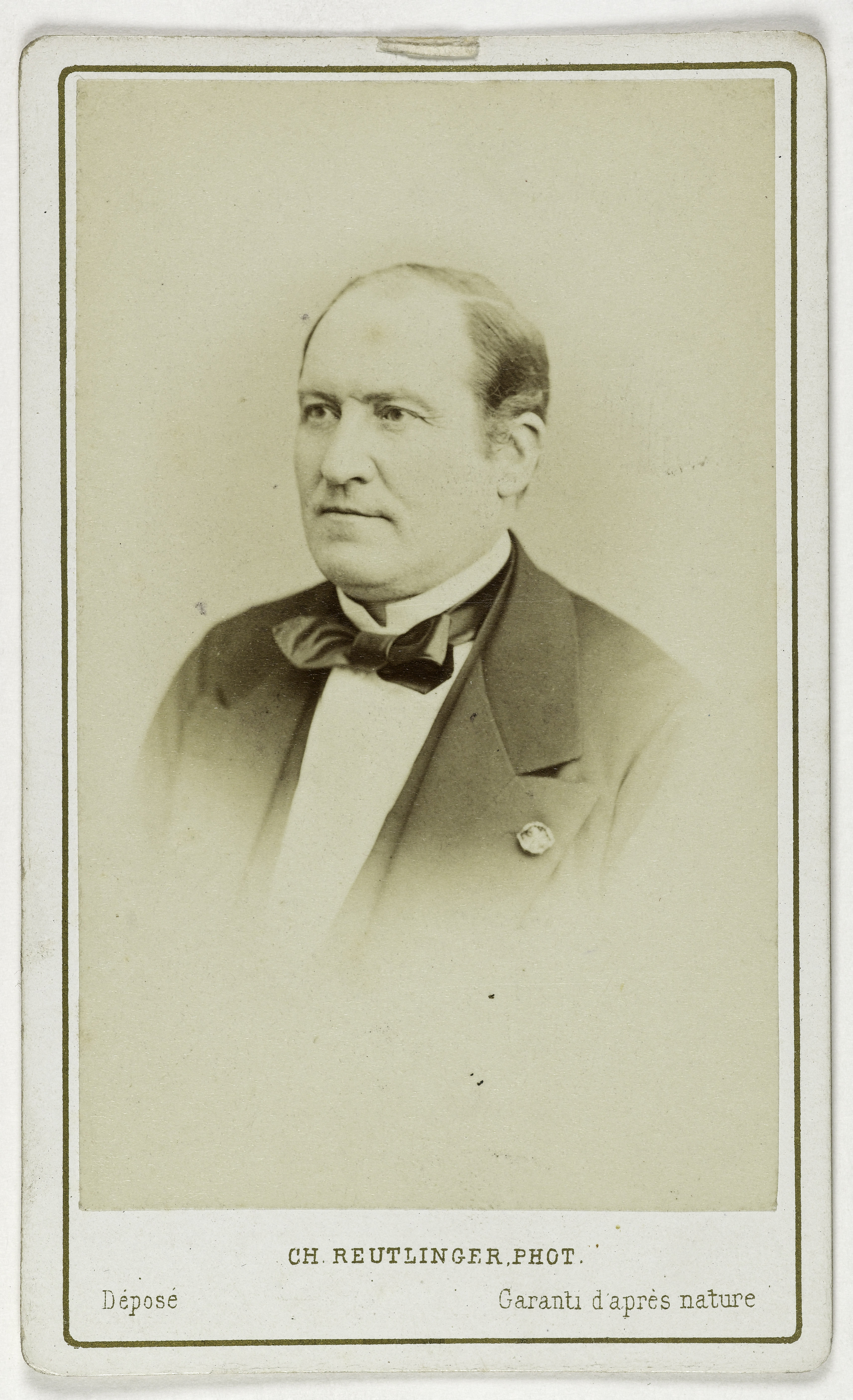 Charles Reutlinger, Portrait du baron Haussmann (Georges, Eugène), (1809-1891), administrateur et homme politique