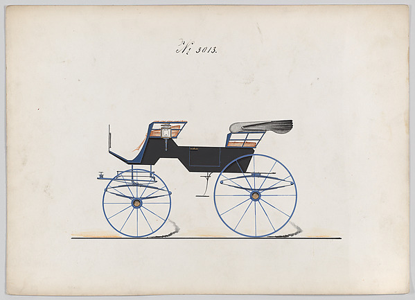 Brewster & Co., Design for 2 seat Phaeton, no. 3013