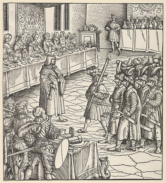 Hans Burgkmair, The White King's Skill in Conducting Masquerades, from "Der Weisskunig"