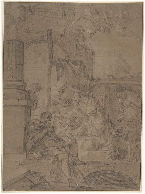 Sébastien Bourdon, The Adoration of the Shepherds