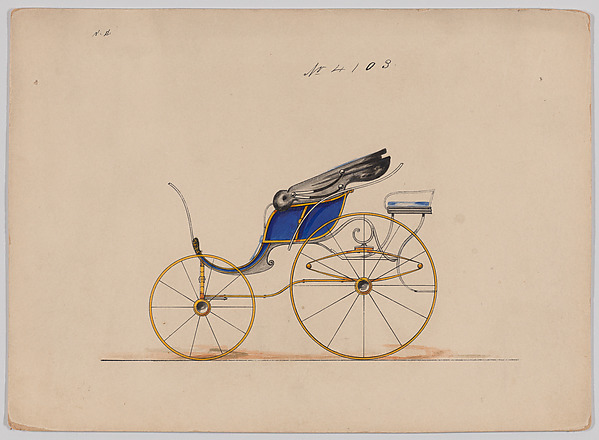 Brewster & Co., Design for Pony Phaeton, no. 4103