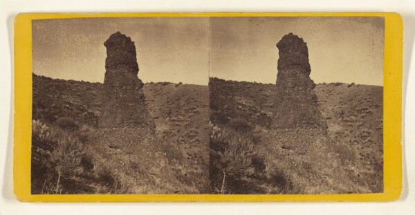 Edward and Henry T. Anthony & Co., Light House Rock, 250 Feet High, Echo Canyon. Union Pacific Rail Road.