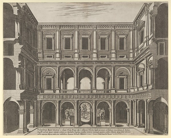 Anonymous, Farnese Palace Interior, from "Speculum Romanae Magnificentiae"