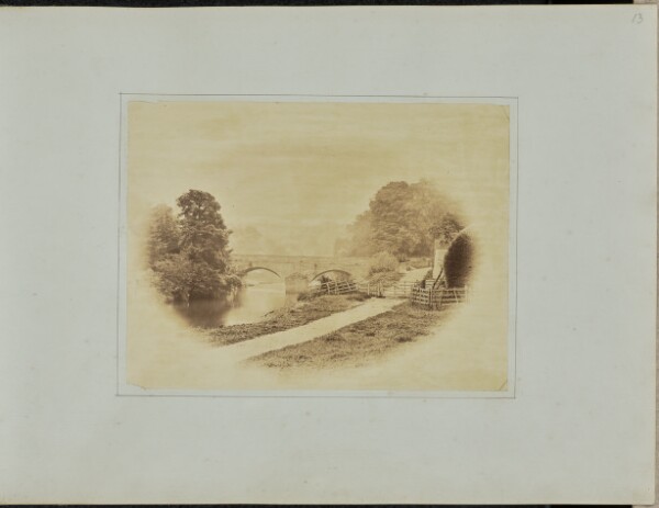Unknown, [Landscape with bridge and river]