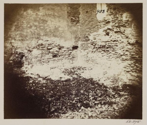 Parker, John Henry, Aqueducts - Castellum Aquae on the exterior of the Wall of Rome, at the angle near the Porta Metronia.