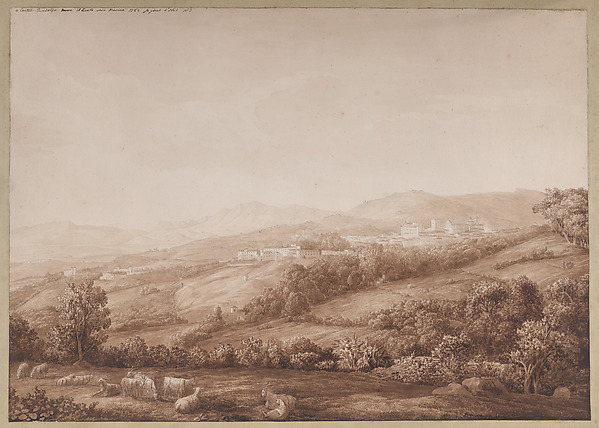 Jacob Philipp Hackert, View of Marino in the Alban Hills