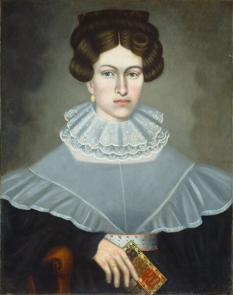 Erastus Salisbury Field, Woman Holding a Book