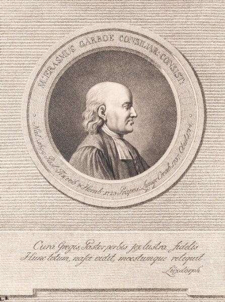 J.F. Clemens, Præsten Rasmus Garboe