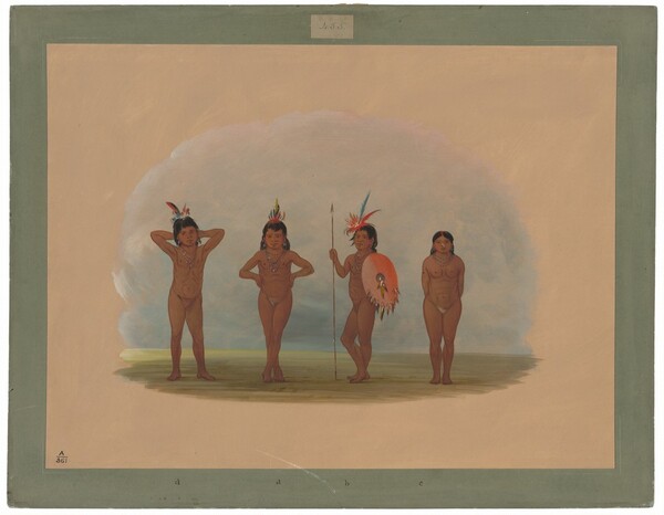 George Catlin, Four Zurumati Children