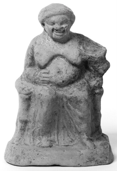 Unknown, Statuette of Seated Old Woman