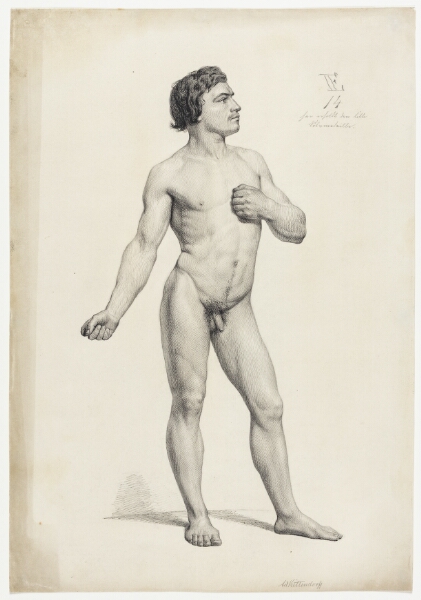 Adolph Kittendorff, Stående mandlig model