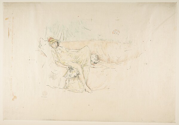 James McNeill Whistler, Draped Figure Reclining