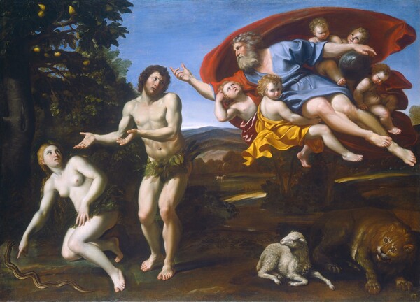 Domenichino, The Rebuke of Adam and Eve