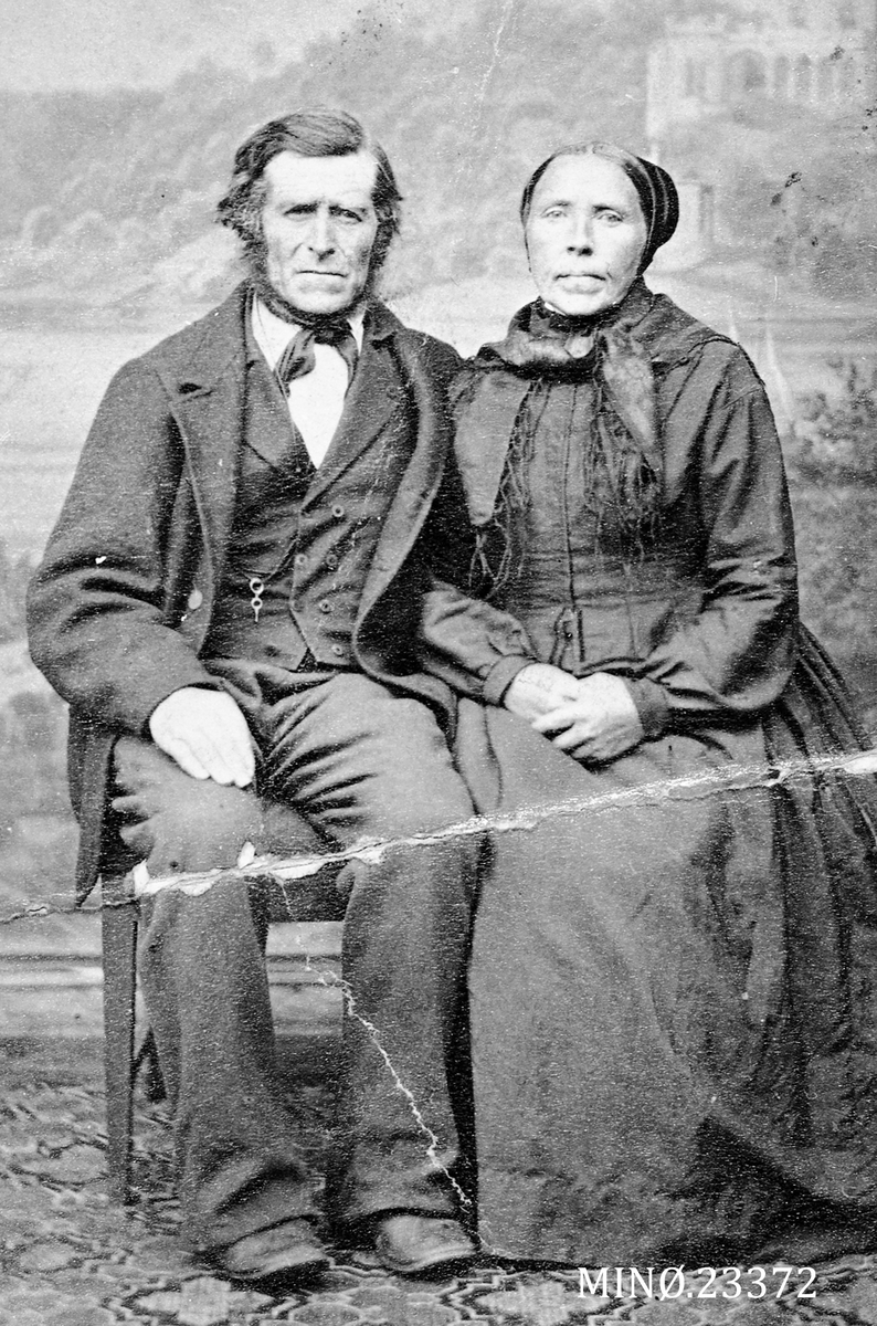 Elen Schomragh, Portrett av eldre ektepar - Peder Pedersen Brydal d. y. med hustru