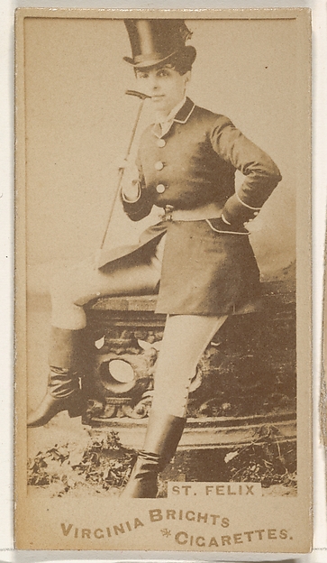 Allen & Ginter, St. Felix, from the Actors and Actresses series (N45, Type 1) for Virginia Brights Cigarettes