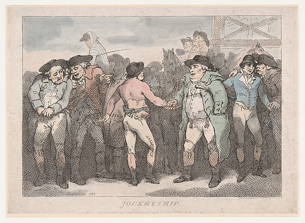 Thomas Rowlandson, Jockeyship