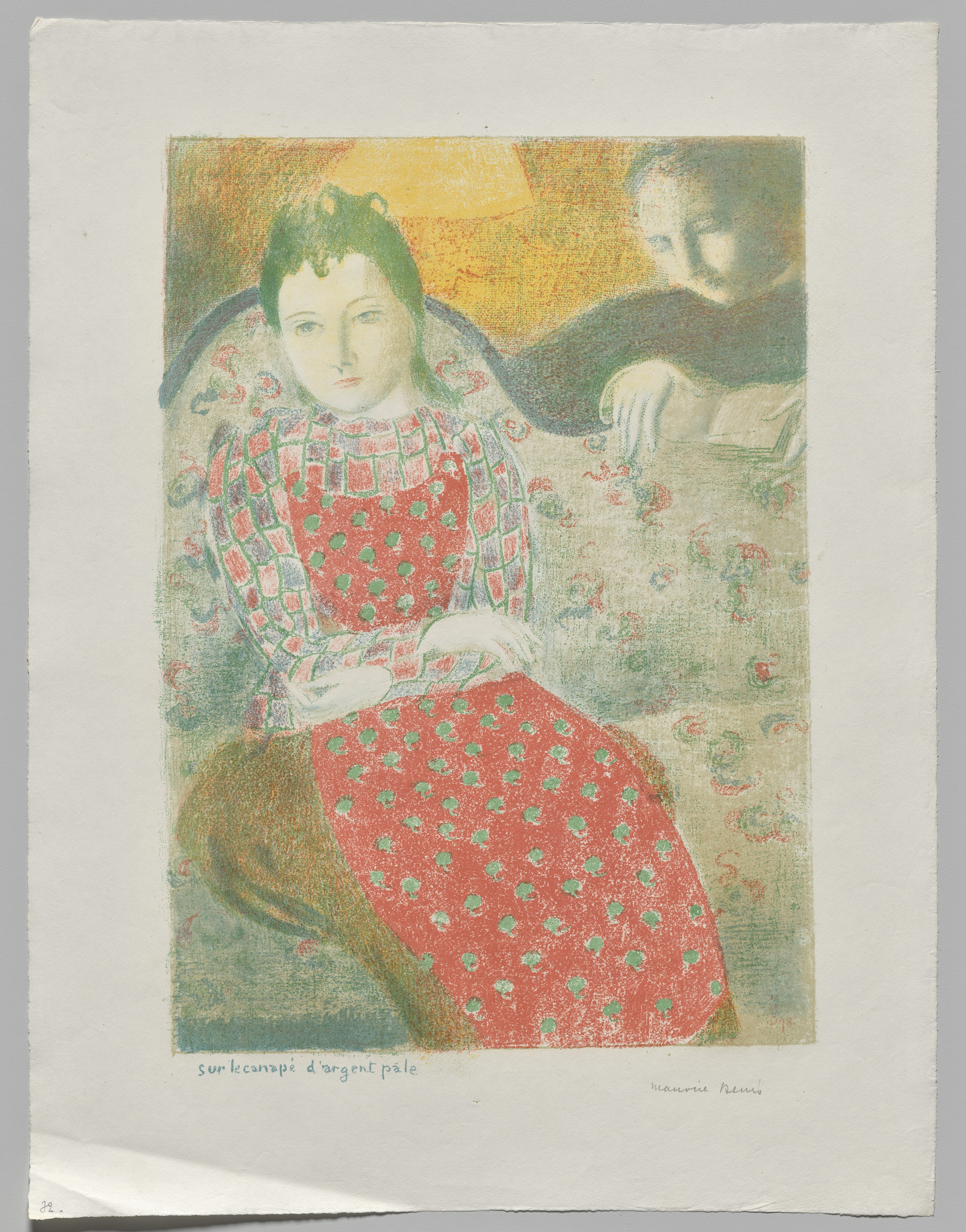 Maurice Denis, On the Pale Silver Sofa
