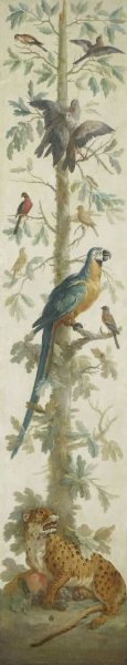 anonymous, Decorative Depiction with Plants and Animals