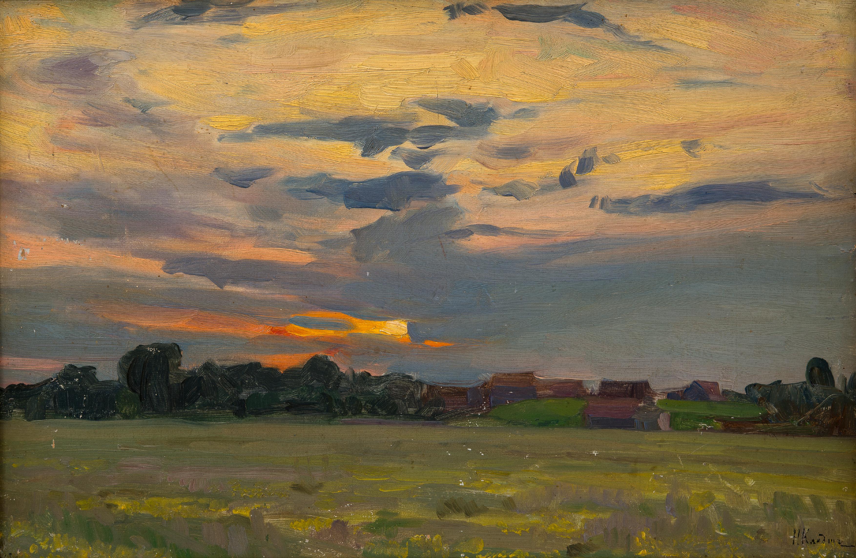 Nikolai Aleksandrovitsh Clodt, Auringonlasku