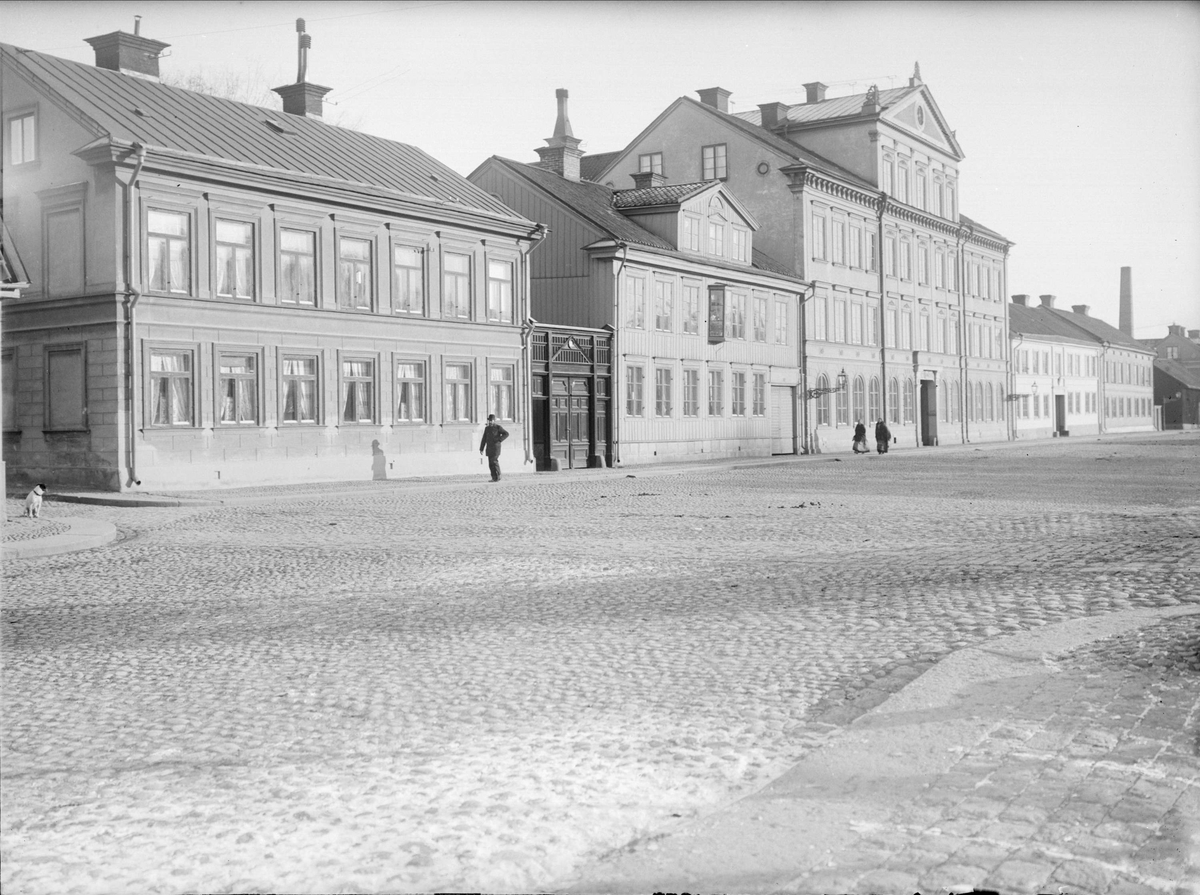 Alfred Dahlgren, Östra Ågatan - Bäverns gränd, Kungsängen, Uppsala 1901 - 1902